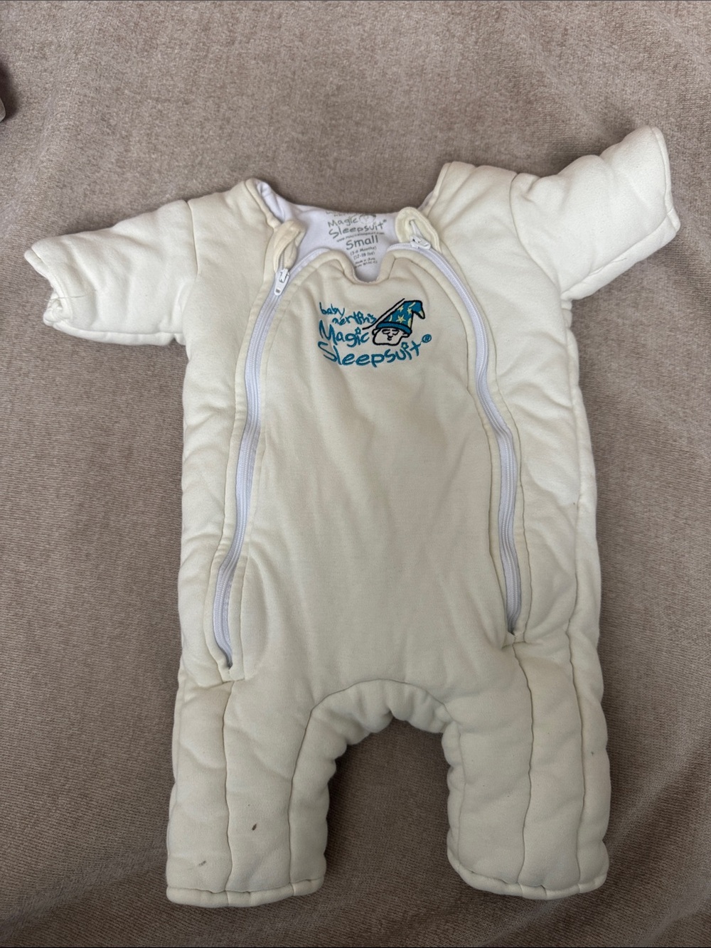Baby Cream One-Piece Sleeper